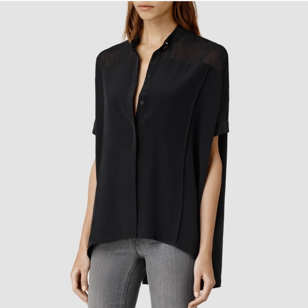 All Saints Silk Shirt